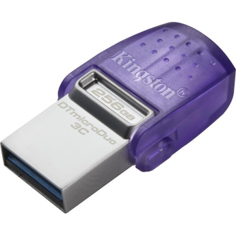 USB Flash накопитель 256Gb KINGSTON DATATRAVELER MICRODUO 3C G3 (DTDUO3CG3/256GB)
